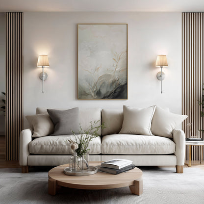 WIRELESS PLEATED WALL SCONCES (SET OF 2)