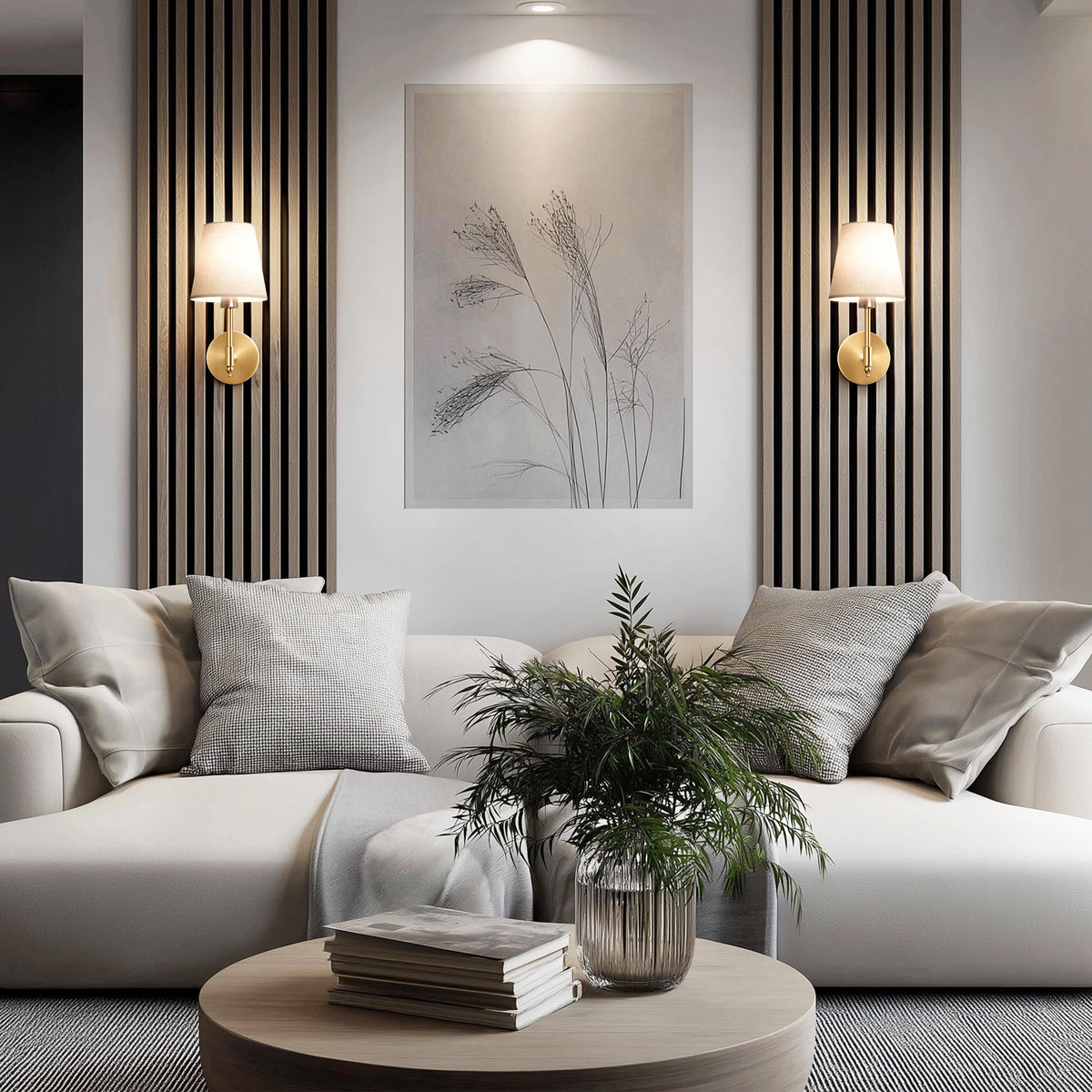 MODERN WIRELESS WALL SCONCE