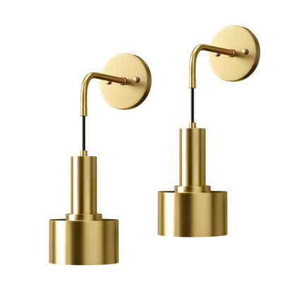 GLOWDROP WIRELESS WALL SCONCES (SET OF 2 + 2 BULBS FREE)