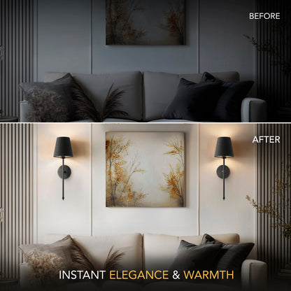 WIRELESS DARK WALL SCONCES (SET OF 2)
