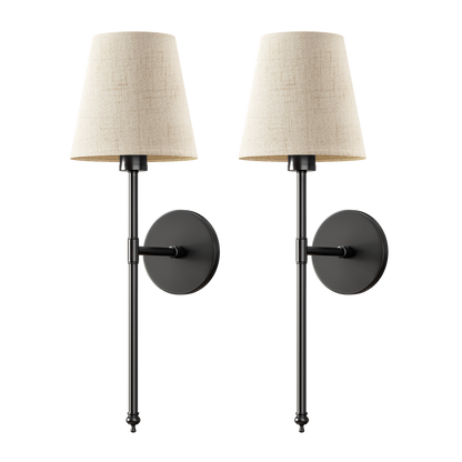 WIRELESS SAND WALL SCONCES (SET OF 2)